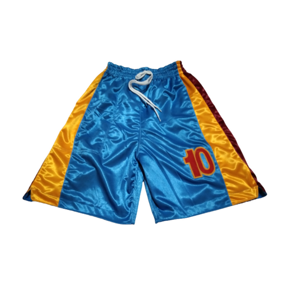 Men's Jersey Short - Blue and Gold stripes