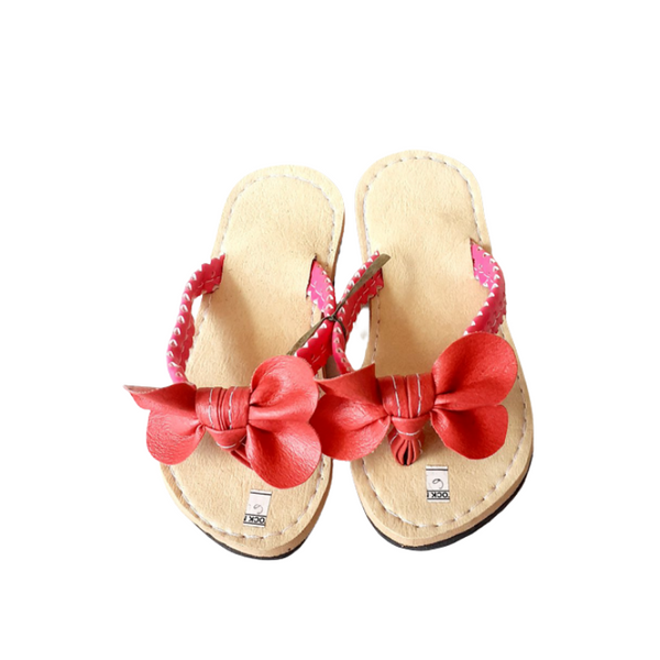 Kids slippers - dark pink