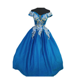 Debut Ballgown - Aqua Blue