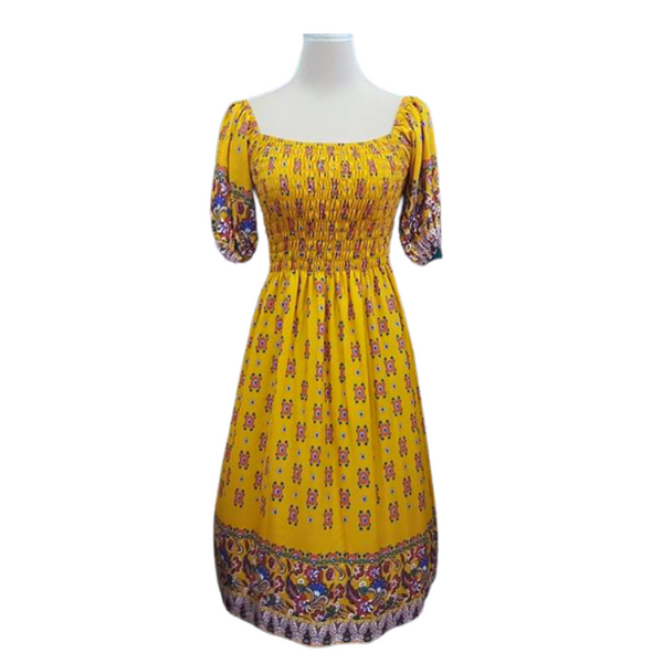 Seniora Dress - Yellow