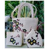 Abaca Bariw Hand Bag / Sling Bag - White