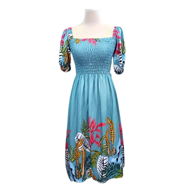 Seniora Dress - Teal Green