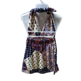 Summer holiday Sleeveless Printed dress for Kids - Purple