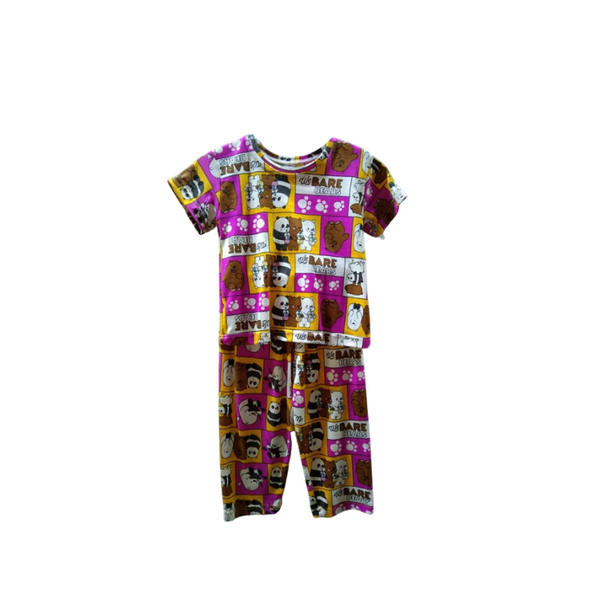 Small - Terno shirt & pajama for kids ( Unisex) - We Bare Bears