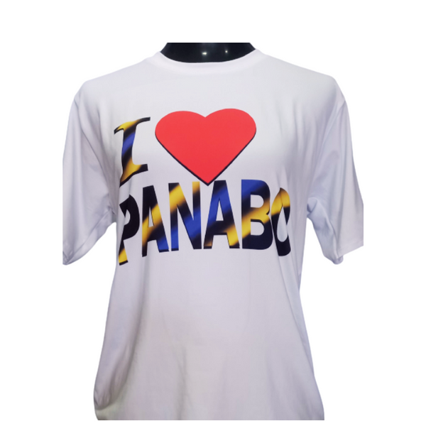 T-shirt - White - I LOVE PANABO