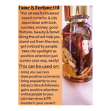 Fame and Fortune Oil - get noticed, fame and popularity