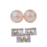 Pearl Stud - Peach