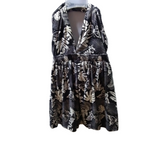 Summer holiday Sleeveless Printed dress for Kids - Black