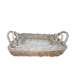 PLAIN BREAD TRAY SET OF 3