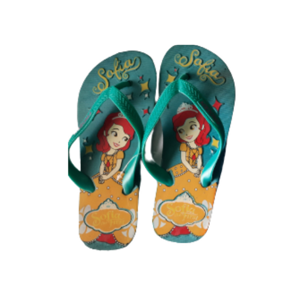 Slippers for kids - Sofia the first design - Green