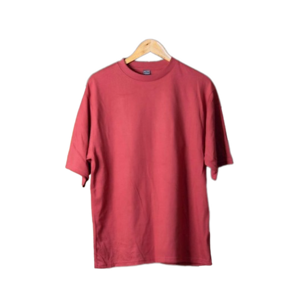 Oversized T-shirt for Men and Women - Crimson