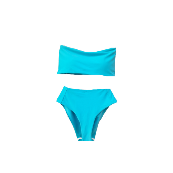 Swim Suit -Light Blue Two-piece