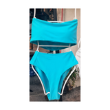 Swim Suit -Light Blue Two-piece