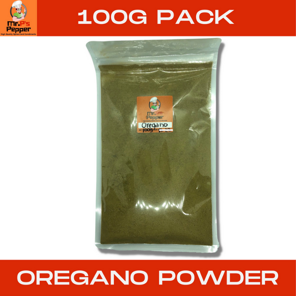 Mr. P's Oregano Powder 100g Resealable Pack