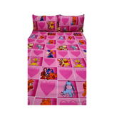 Bedsheet Single with 2 Pillow Case - Winnie The Pooh Design