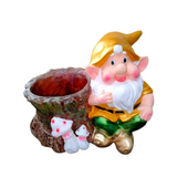 Lucky Welcome Dwarf with Tree Pot