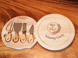 Bamboo Cheeseboard Set