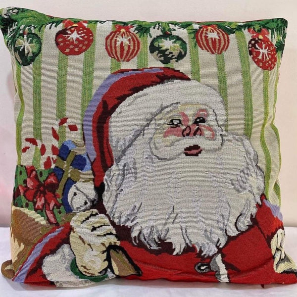 Santa’s Throw Pillow Cases (Big Santa design)