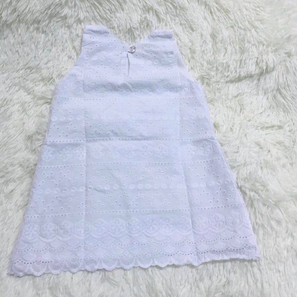 Christening Eyelet Dress Sleeveless-JD's Baby World-ANEC Global