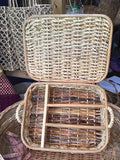 Utensils Tray - Abaca-Rattan