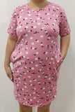 Penguin Dress Plus Size - Pink