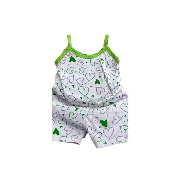 Terno Kids Wear - Hearts Green