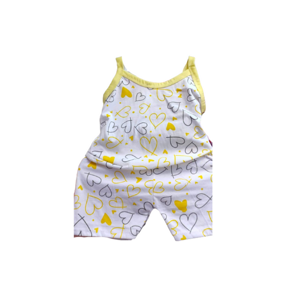 Terno Kids Wear - Hearts Yellow