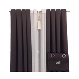 3 in 1 Blackout Curtain - Ash