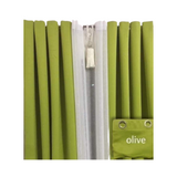 3 in 1 Blackout Curtain - Olive