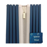 3 in 1 Blackout Curtain - Space Blue