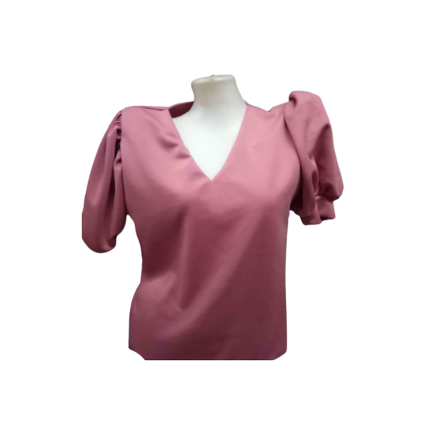 Neoprene Blouse - Old Rose