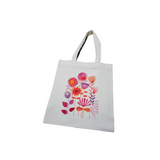 Canvas Tote Bag - Flowers Print 2