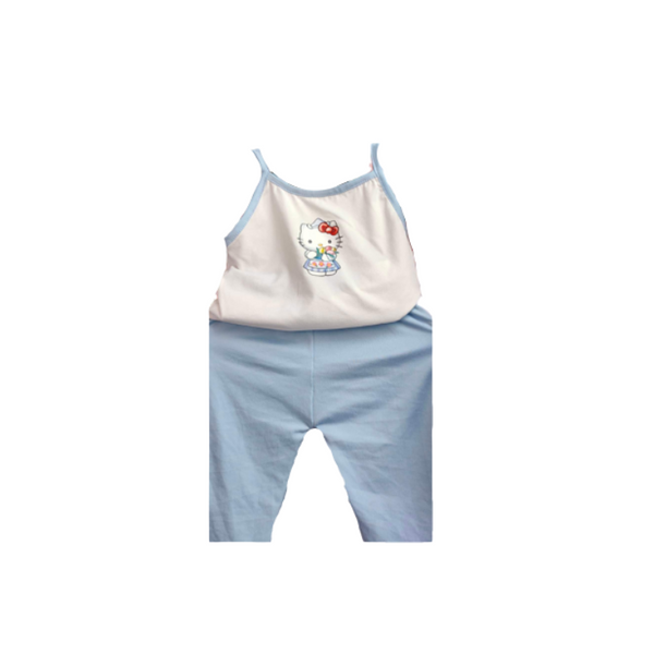 Terno Kids Wear Pajama - Hello Kitty Light Blue #2