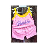 Terno Kids Wear - Barbie Design Pink