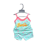 Terno Kids Wear - Barbie Design Light Green