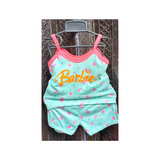 Terno Kids Wear - Barbie Design Light Green