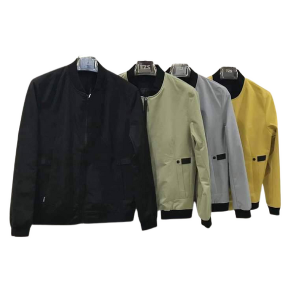 Men's Jacket with Zipper Waterproof - Assorted