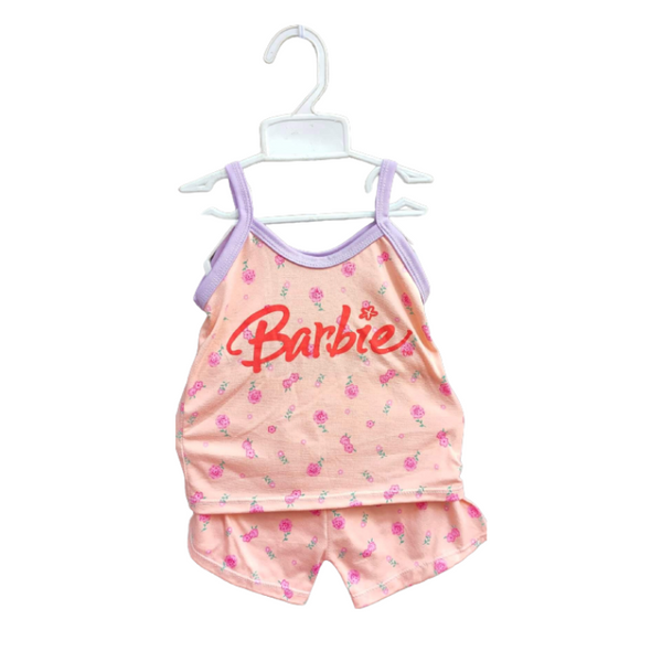 Terno Kids Wear - Barbie Design Orange