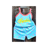 Terno Kids Wear - Barbie Design Blue