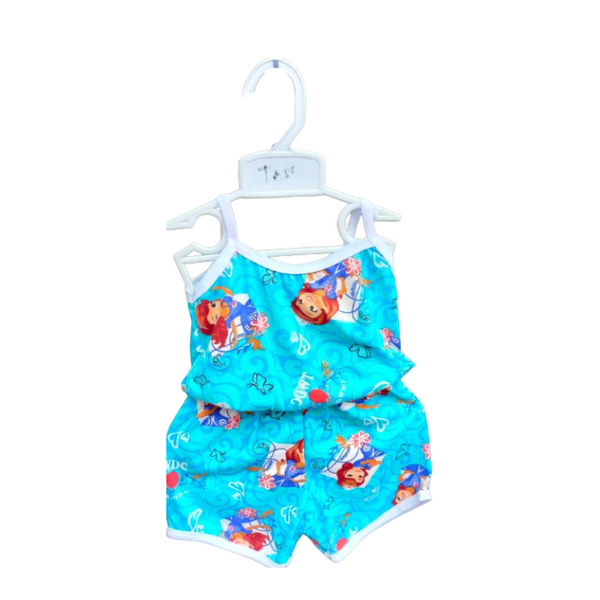 Terno Kids Wear - Sofia Design Aqua Blue