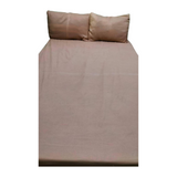 Bedsheet Queen-size with 2 Pillow Case - Plain Light Brown