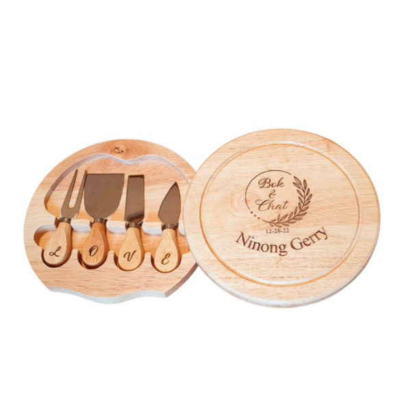 Bamboo Cheeseboard Set