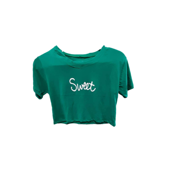 Crop Top - Green (Sweet)