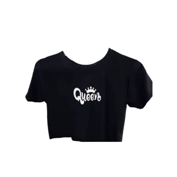 Crop Top - Black (Queen)