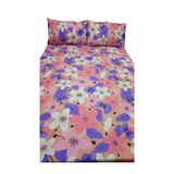 Bedsheet Single with 2 Pillow Case - Pink Floral Design