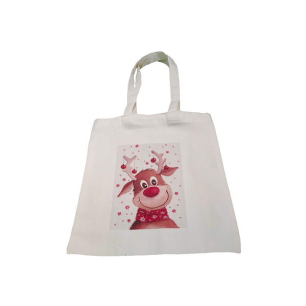 Canvas Tote Bag - Cute Deer #2