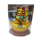 Solar Lucky Gold Cat Medium