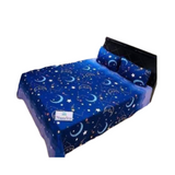 Bed Sheet for Single Bed - Universe Blue