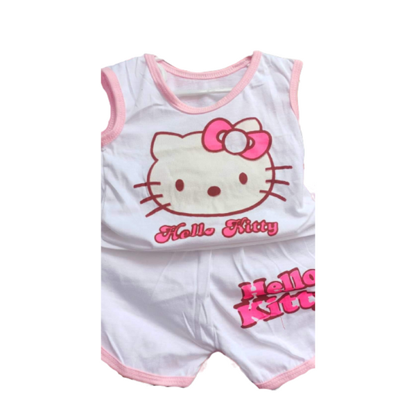 Terno Kids Wear - Hello Kitty White