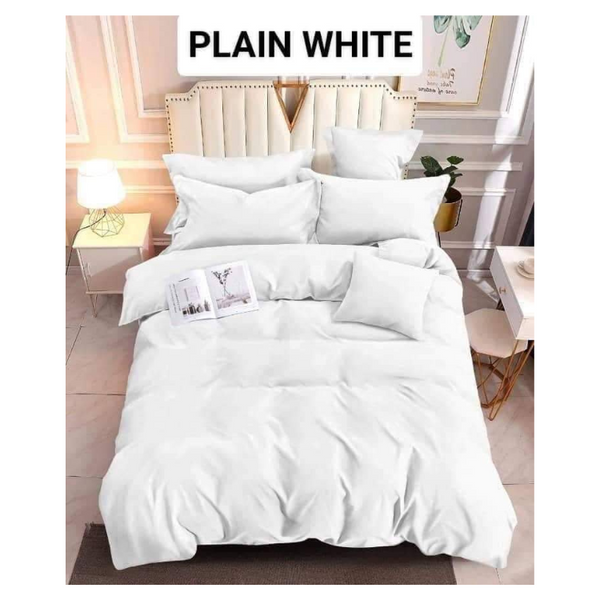 Bed Sheet For Single Bed Plain White ANEC Global bed-sheet-for-single-bed-plain-white-anec-global